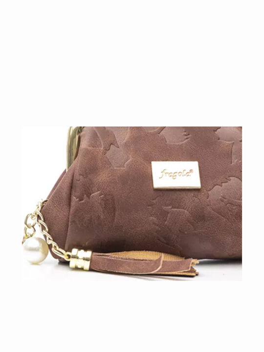 Small Women's Wallet Coins Tabac Brown