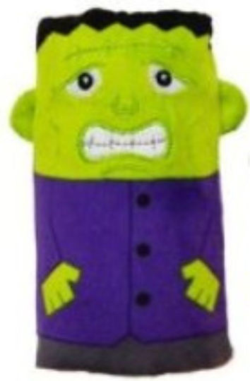 Puckator Halloween 2-Flippin Plush Wiggler Water Toy Switchlys 4 Designs Frankenstein Pumpkin