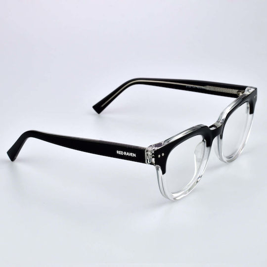 Ochelari De Protecție Împotriva Luminii Albastre Blue Light Red Raven Series B Half Clear