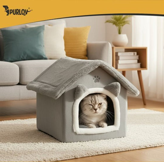 Purlov Cat Bed Gray House 25706 18668-0