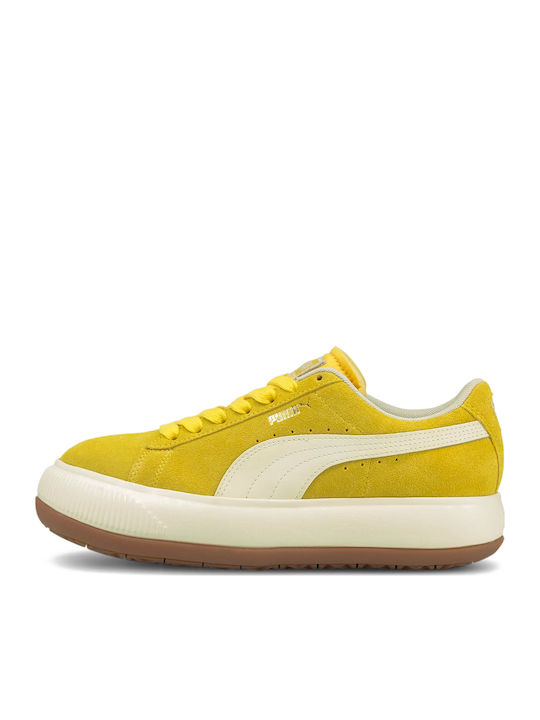 PUMA Mayu Up Flatforms Sneakers Gelbe