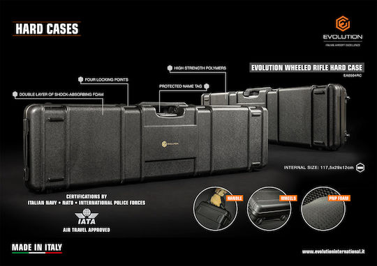 Evolution Rifle Hard Case Weapon Case Internal Size 86x24.5x7.5