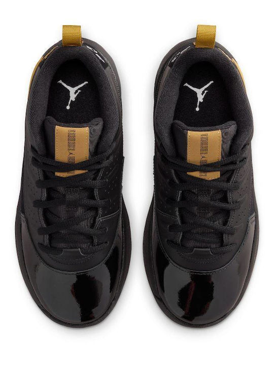 Kids Sports Shoes Running with Laces Black