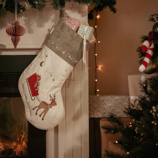 Christmas Decorative Fabric Sock Width 29cm