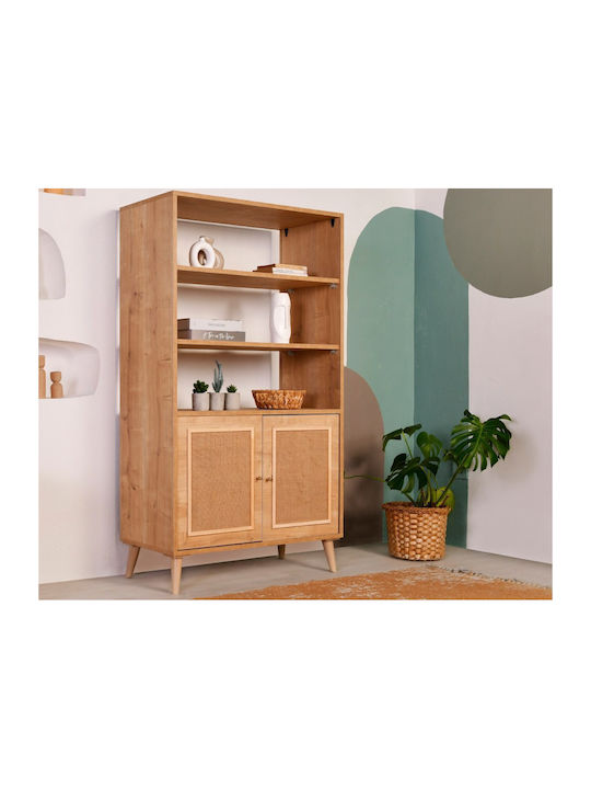 Βιβλιοθήκη Jut Oak 90x40x110εκ.