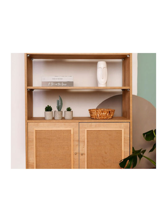 Βιβλιοθήκη Jut Oak 90x40x110εκ.