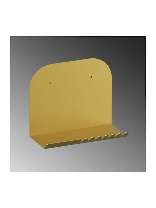 Shelf Wall Short Gold 28x12x23cm