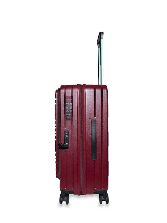 Large Pc Hydra Burgundy Suitcase