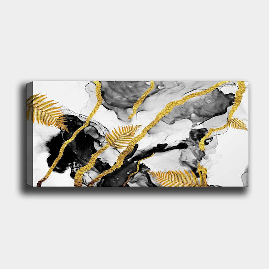 Megapap Abstract Golden Dream Painting on Canvas 120x50cm