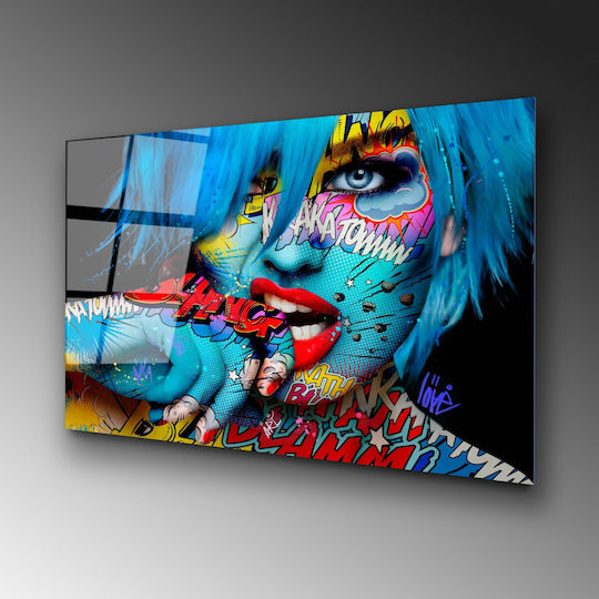 Glass Painting 123bzm2205 100x70cm Multi Wallity Horizontal Glass