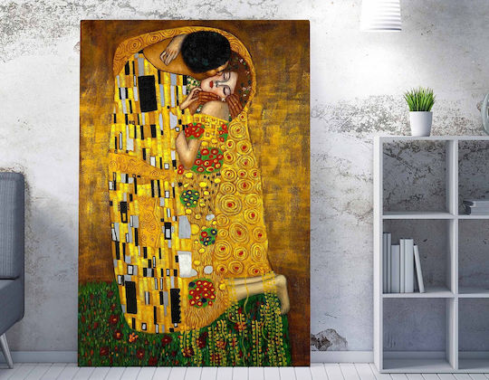 Εκτύπωση Πίνακας Αντίγραφο του Gustav Klimt σε Καμβά 70x100cm