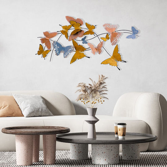 Διακοσμητικό Τοίχου Butterflies 279enz2518 105x8x57cm Multi Wallity Μέταλλο Διακοσμητικό Τοίχου Butterflies 279enz2518 105x8x57cm Multi Wallity Μέταλλο