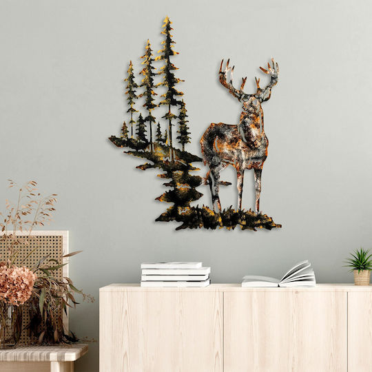 Wallity από Μέταλλο Deer 79x65cm Wallity από Μέταλλο Deer 79x65cm