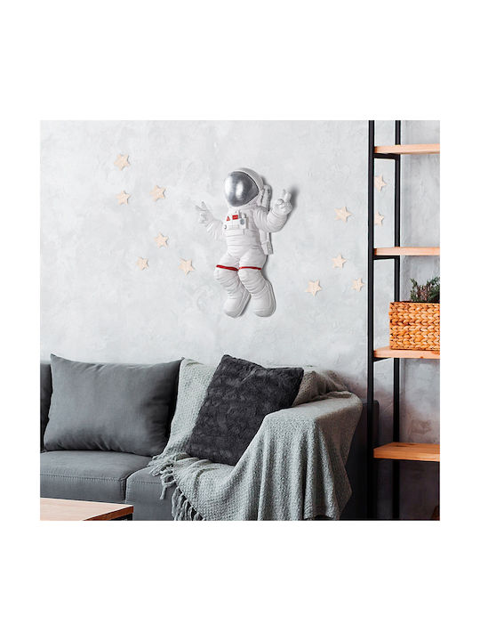 Wallity Wall Decor Peace White Made of Plastic 47x10x35cm