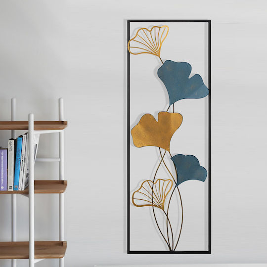 Wallity Wanddekoration Nadide Bunt aus Metall 90x5x32cm