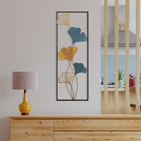 Wallity Wanddekoration Nadide Bunt aus Metall 90x5x32cm