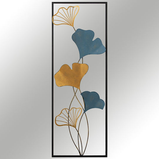 Wallity Wanddekoration Nadide Bunt aus Metall 90x5x32cm