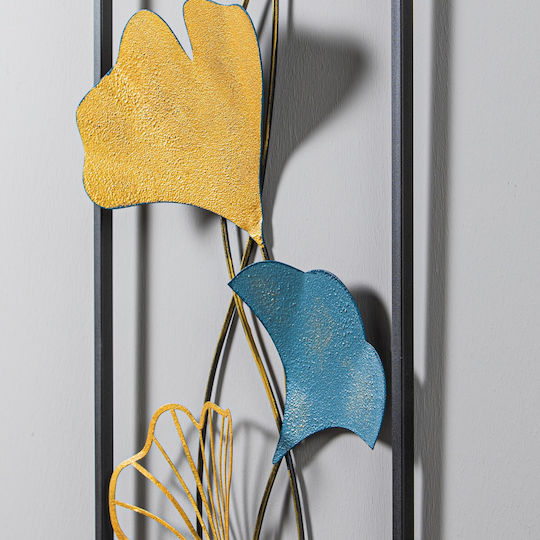 Wallity Wanddekoration Nadide Bunt aus Metall 90x5x32cm