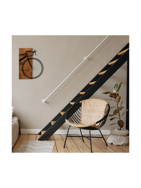 Wallity 3D Mixed Art Μαύρο από Ξύλο 58x40cm