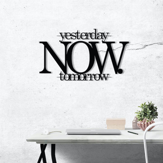 Декорация за стена Now 279enz1789 52x30см Черно Wallity Метал