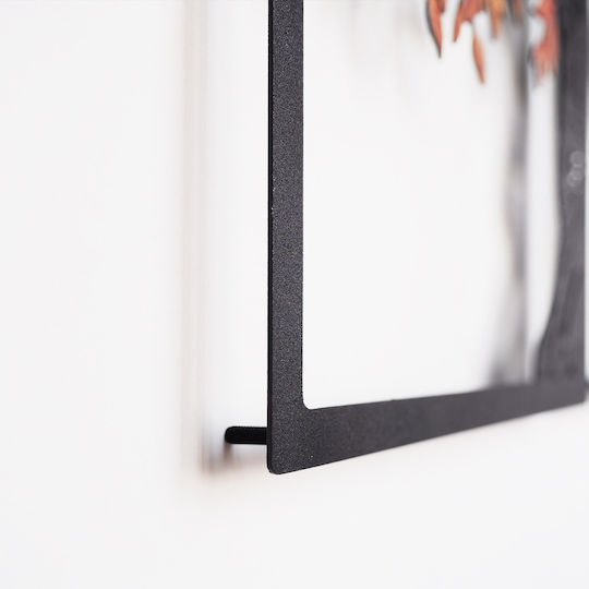 Διακοσμητικό Τοίχου Autumn Vibes Σετ 4τμχ 507atp1201 48x98cm Black-orange Wallity Ατσάλι