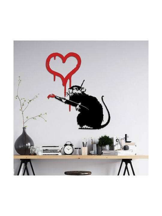 Wallity από Μέταλλο Banksy 70x60cm