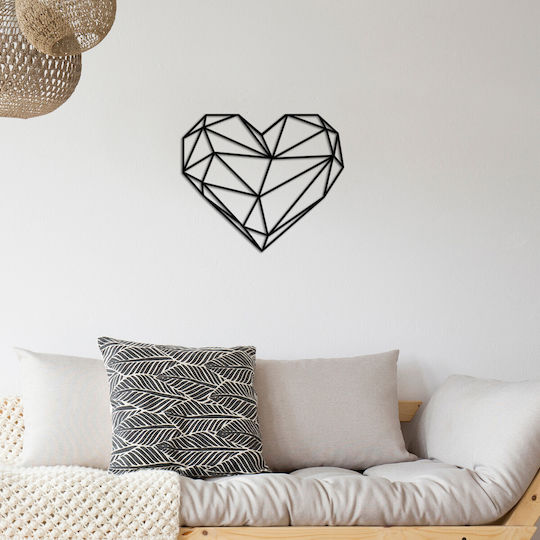 Wall Decor 47x40 A-g Heart 279enz1124 47x40 Metallic