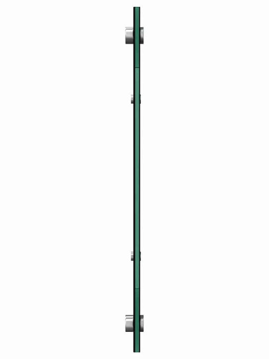 Vidaxl Kitchen Back Panel Black 100 x 40 x 0.8 cm Tempered Glass