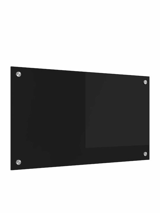 Vidaxl Rame de Pat Spate Negru 70 X 40 X 0.8 Cm Sticlă Temperată