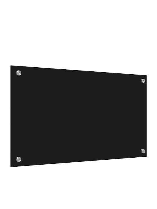 Vidaxl Rame de Pat Spate Negru 70 X 40 X 0.8 Cm Sticlă Temperată