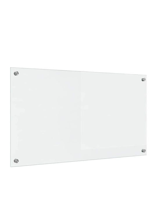 Vidaxl Kitchen Back Panel Transparent 90 x 50 x 0.8 cm Tempered Glass