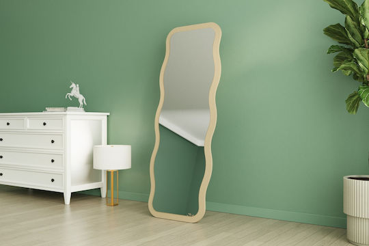 Стенно огледало Aror 116sam1193 50x2.2x86см Пясък Hanah Home MDF