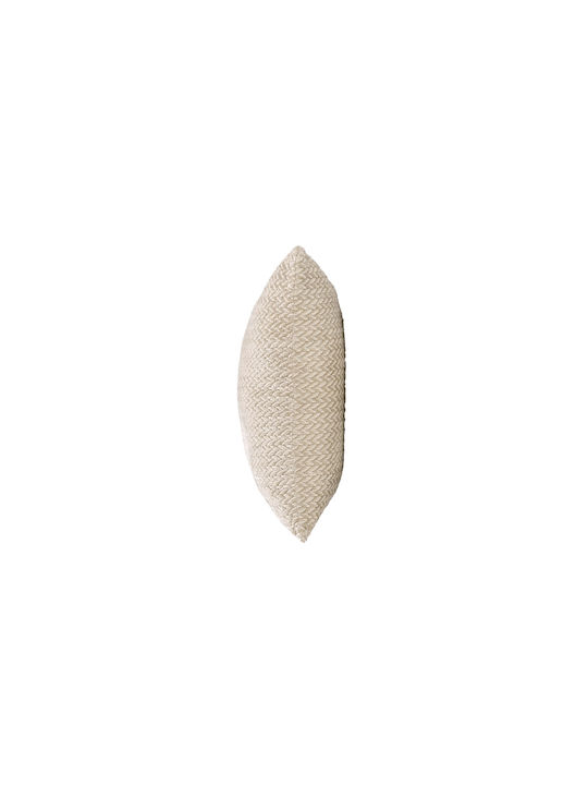 Atmosphera Sofa Cushion Flanela Douceur D'intérieur Beige 45x45cm