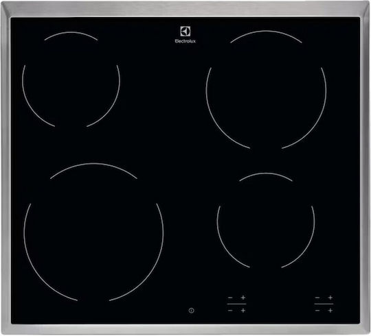 Electrolux Фурна над плот 72лт с керамични котлони Ш59.4см.