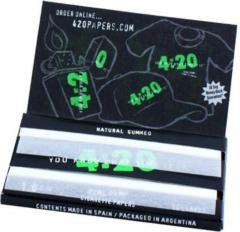4:20 Листчета за свиване на цигари Стандартна 25 листове 1бр