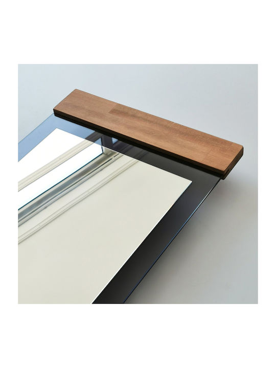 Aberto Design Boden- oder Standspiegel mit Beigem Metallischem Rahmen 170x50cm