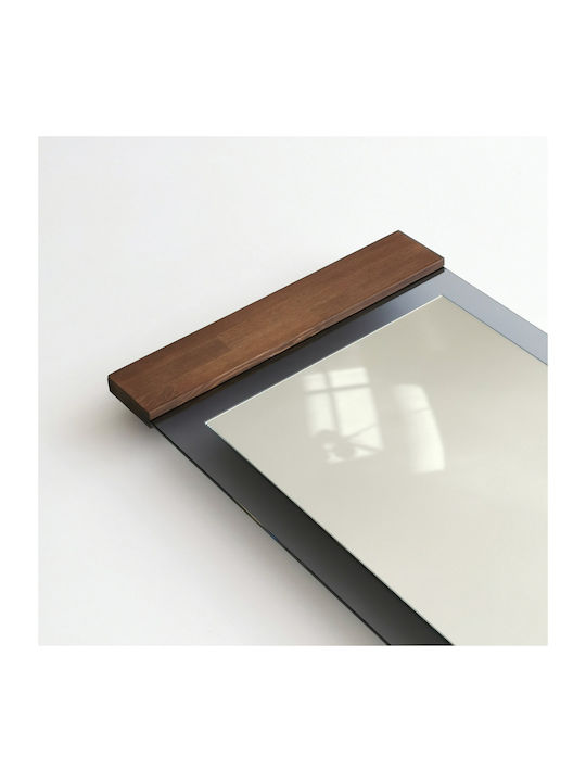 Aberto Design Boden- oder Standspiegel mit Braunes Metallisches Rahmenmaterial 170x50cm