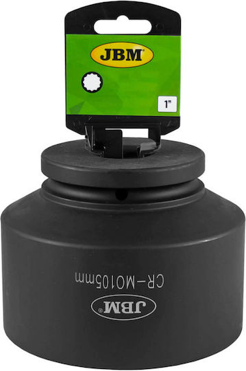 JBM Nuss Pneumatisch Sechskant mit Vierkant-Antrieb 1" Durchmesser 65mm 1Stück