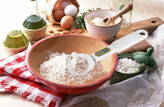 Ψηφιακή Ζυγαριά Κουζίνας Κουτάλι έως 0.2kg Λευκή