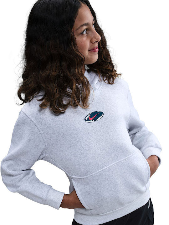 Kids Sweatshirt with Hood and Pockets Grey K Nsw Club