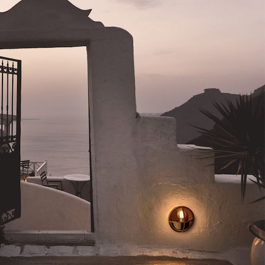 Zambelis Lights Waterproof Wall-Mounted Outdoor Lighting Brown