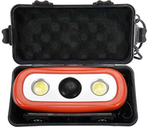 Yato Taschenlampe LED IP44 mit maximaler Helligkeit 2000lm Rot
