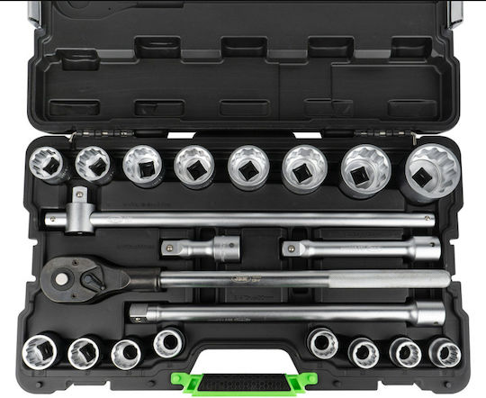 JBM Ratschen- & Steckschlüssel-Sets 3\4" 21Stück