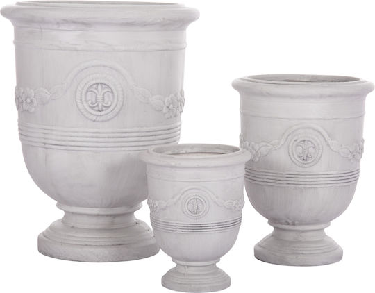 Freebox Set 3 Pots Off-white
