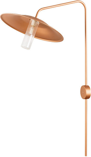 Luma Lamp Wall with Socket E27 Black 90cm