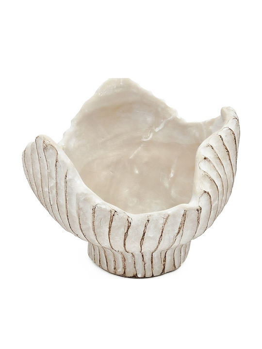 Artekko Cement Planter Concrete Beige 19x18.5x14cm.