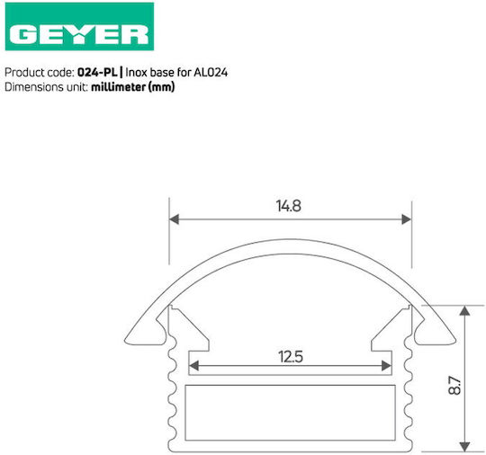Geyer Suport pentru benzi LED 024-PL