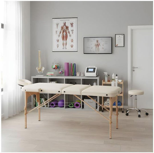 Modernhome Wooden Folding Massage and Physiotherapy Bed 186x80cm