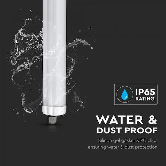 Led Waterproof IP65 Fluorescent Type Lighting Batten 150cm V-tac Cree Vhip Led 48w 6430lm 6400k – 2162866