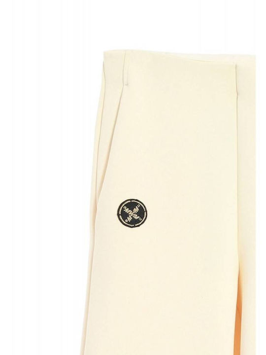 Femei Din material textil Pantaloni Ecru